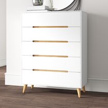 Scandi tall online chest of drawers